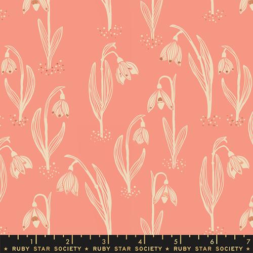 Moda Fabrics Unruly Nature Melon RS6014 14M Ruby Star Society 100%  quilting Cotton fabric