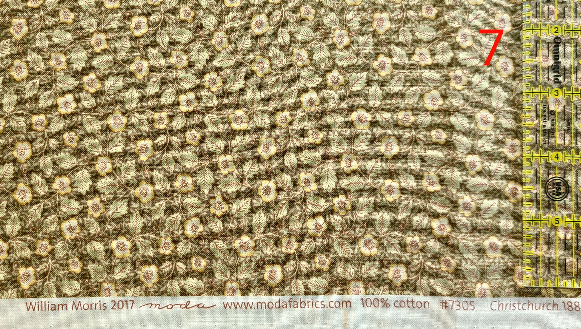 William Morris 2017 by Moda fabric 100% Cotton sold by Fat quarter, half yard and  by the yard