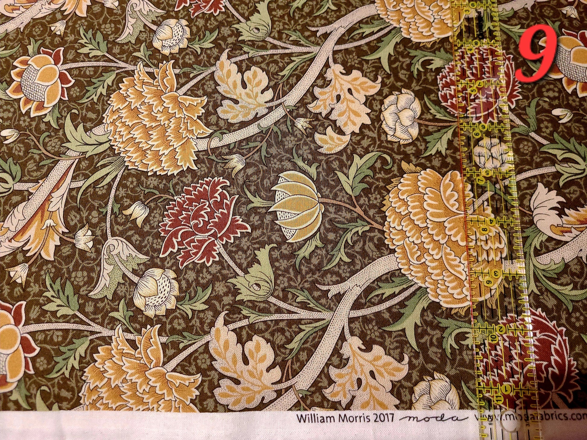 William Morris 2017 by Moda fabric 100% Cotton sold by Fat quarter, half yard and  by the yard
