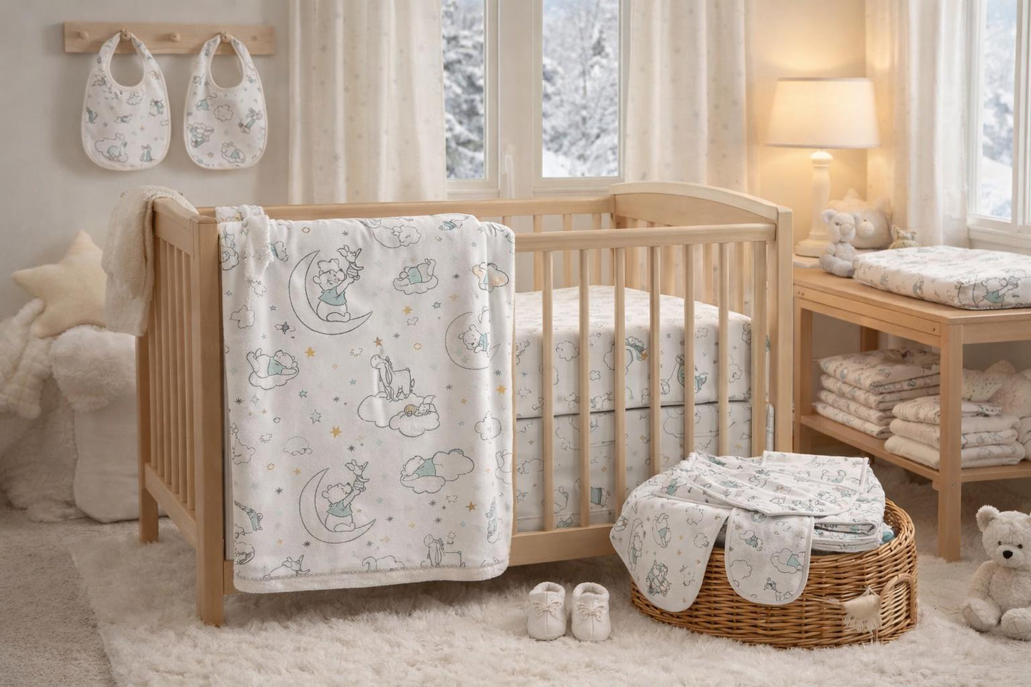 Disney Winnie the Pooh Baby and Friends CP71714 Disney from Springs Creative 100% cotton fabric (NOT flannel)