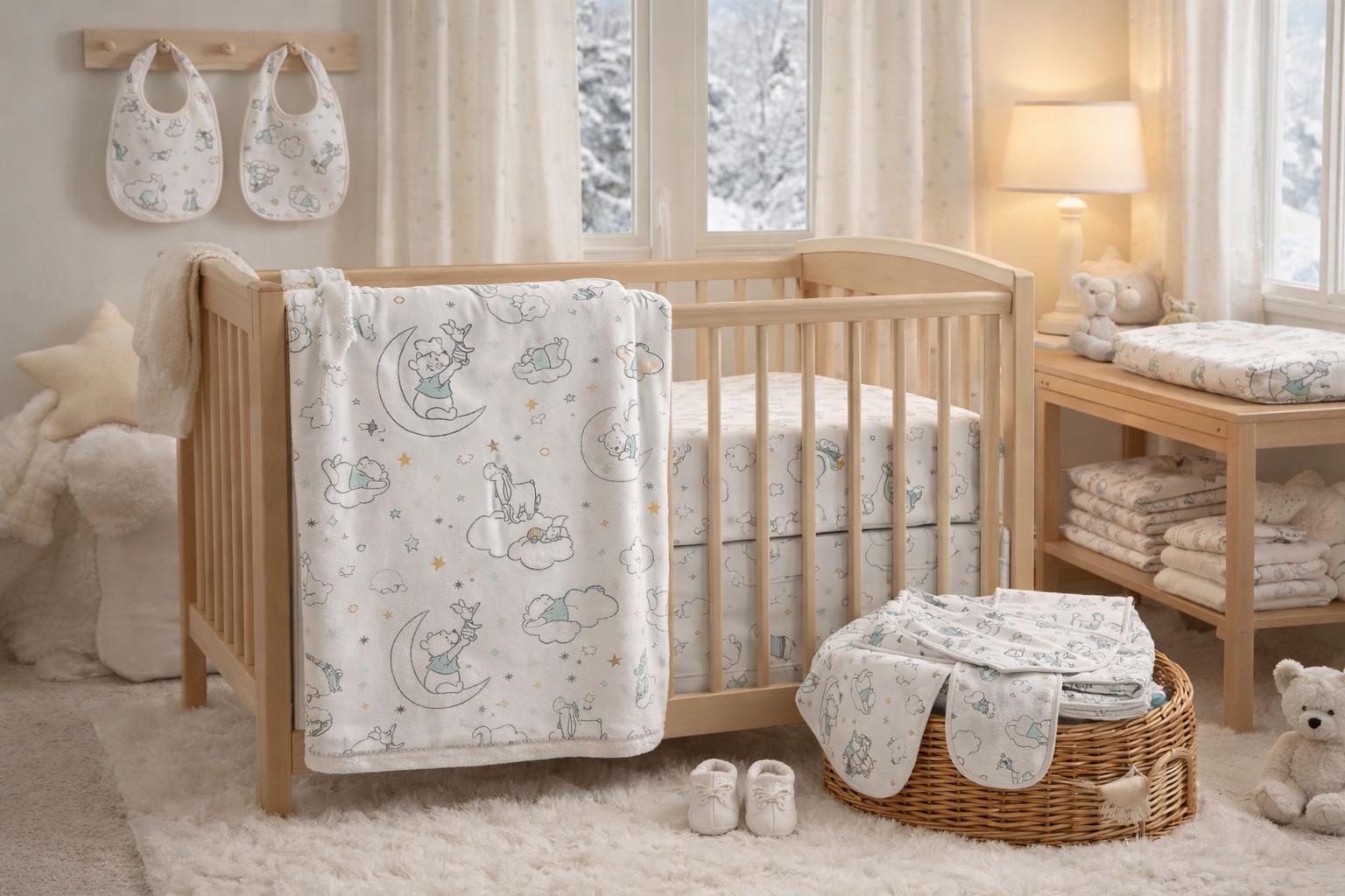 Disney Winnie the Pooh Baby and Friends CP71714 Disney from Springs Creative 100% cotton fabric (NOT flannel)