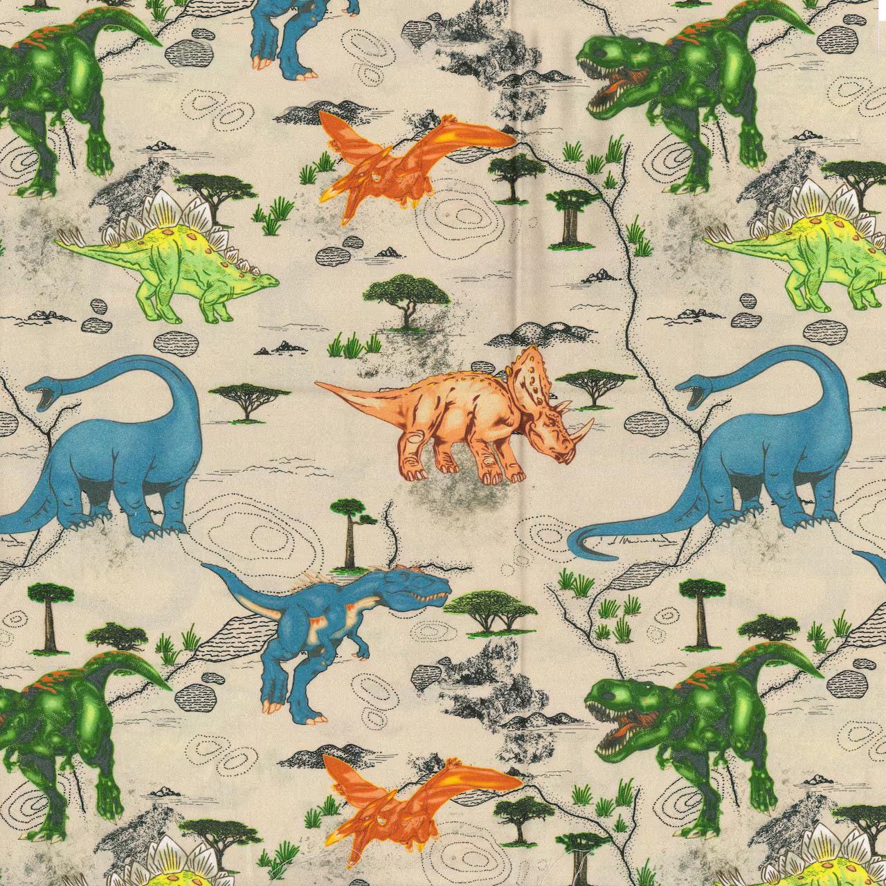 Fabric Traditions Dinosaurs Cotton Fabric Novelty 100% cotton fabric