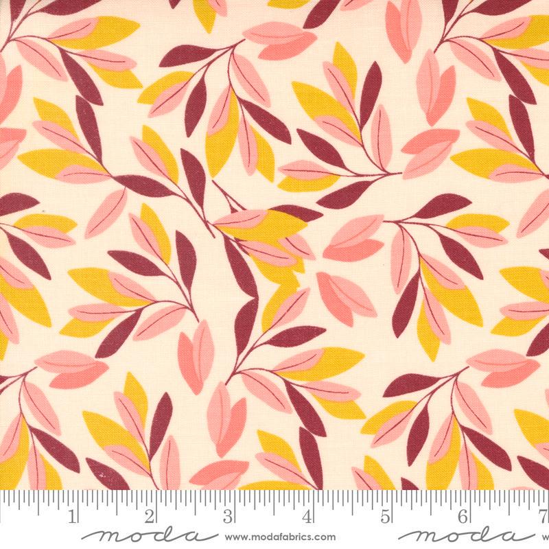 Moda Fabrics Willow Leaves Blush 36061 15 quilting fabric 100% Cotton