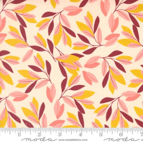 Moda Fabrics Willow Leaves Blush 36061 15 quilting fabric 100% Cotton