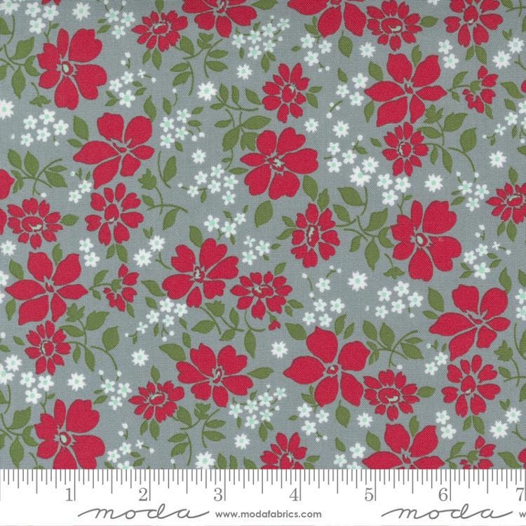 Moda Fabrics Merry Little Christmas Silver 55243 17 quilting fabric 100% Cotton