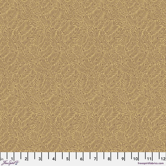 Yew and Aril Gold PWWM135 GOLD The Oxford Holiday Collection by The Original Morris & Co. Free Spirit 100% Cotton fabric