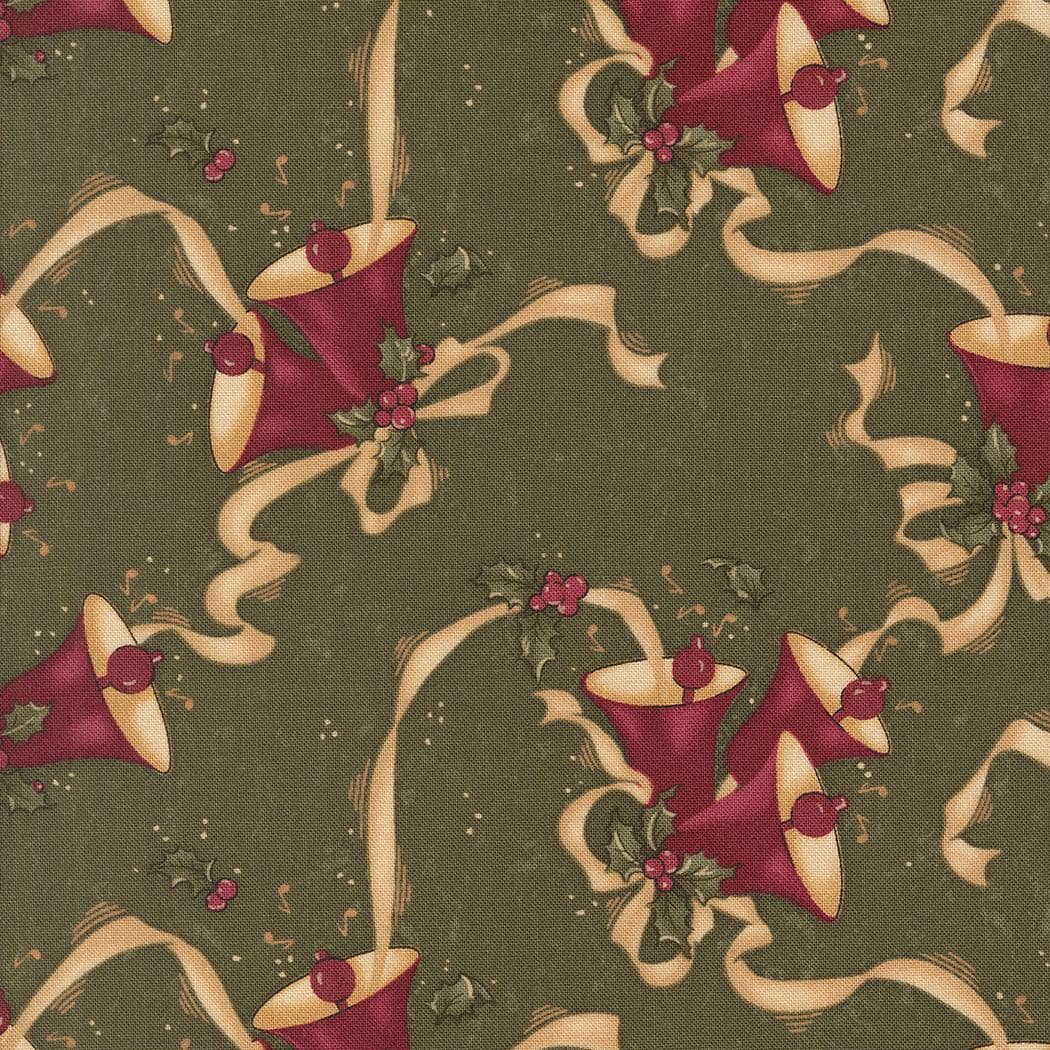 Moda Fabrics Kansas Troubles A Vintage Christmas Green 9781 15 quilting 100% Cotton fabric