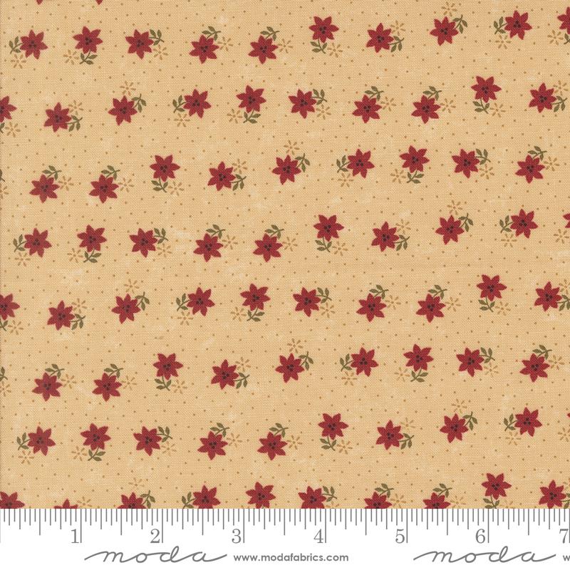 Moda Fabrics Kansas Troubles A Vintage Christmas Tan 9782 11 quilting 100% Cotton fabric