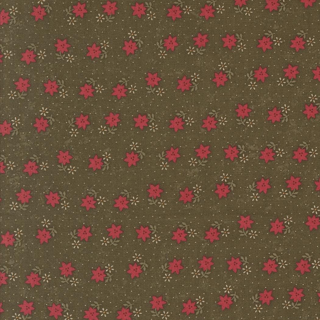 Moda Fabrics Kansas Troubles A Vintage Christmas Green 9782 15 quilting 100% Cotton fabric