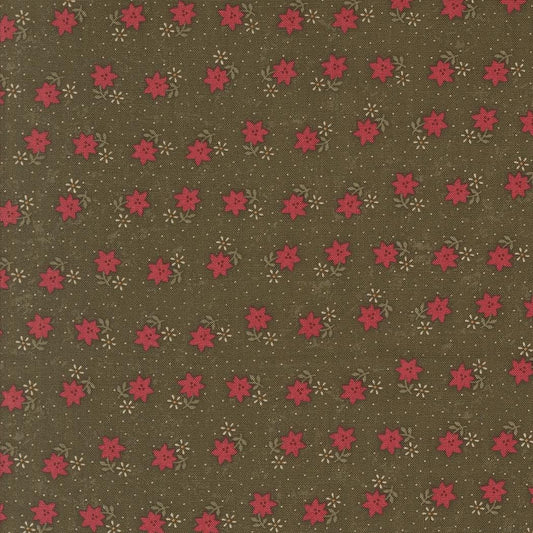 Moda Fabrics Kansas Troubles A Vintage Christmas Green 9782 15 quilting 100% Cotton fabric