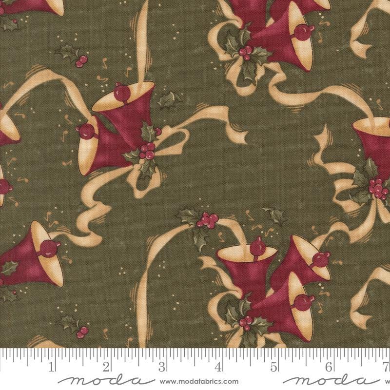 Moda Fabrics Kansas Troubles A Vintage Christmas Green 9781 15 quilting 100% Cotton fabric