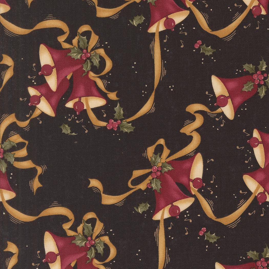 Moda Fabrics Kansas Troubles A Vintage Christmas Black 9781 19 quilting 100% Cotton fabric