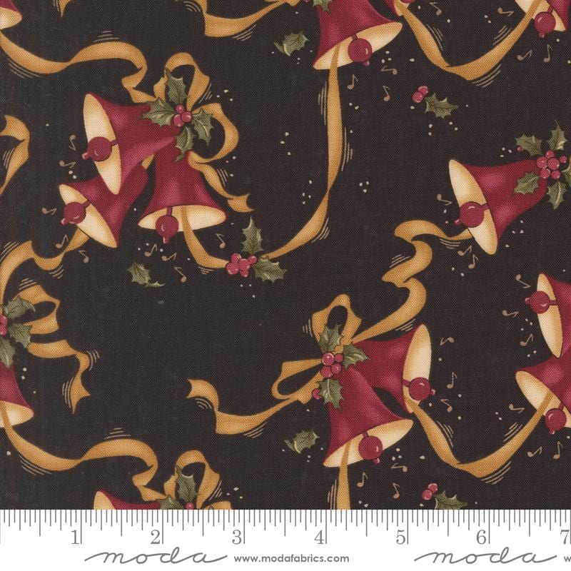 Moda Fabrics Kansas Troubles A Vintage Christmas Black 9781 19 quilting 100% Cotton fabric