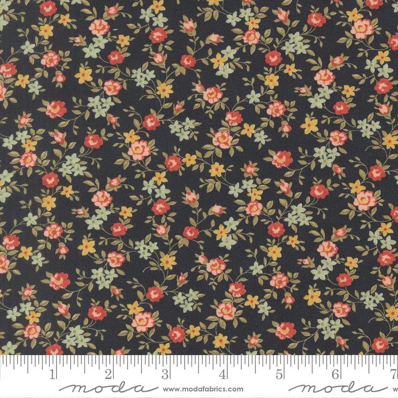 Moda Fabrics Ambiance Midnight 44415 16 by 3 Sisters floral 100% Cotton quilting fabric
