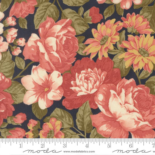 Moda Fabrics Ambiance Midnight 44410 16  by 3 Sisters floral 100% Cotton quilting fabric