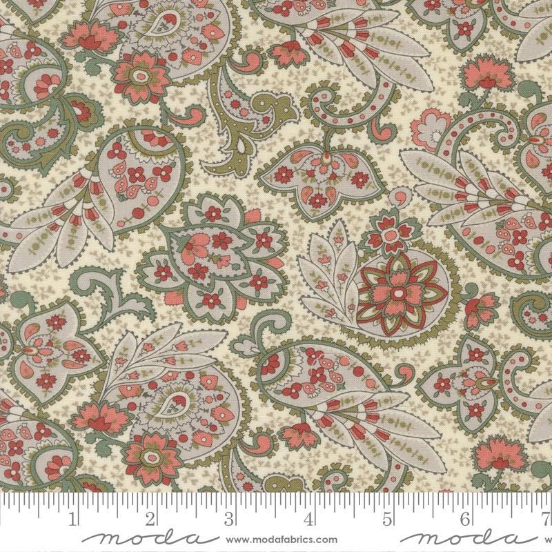 Moda Fabrics Ambiance Porcelain 44411 11 by 3 Sisters floral 100% Cotton quilting fabric