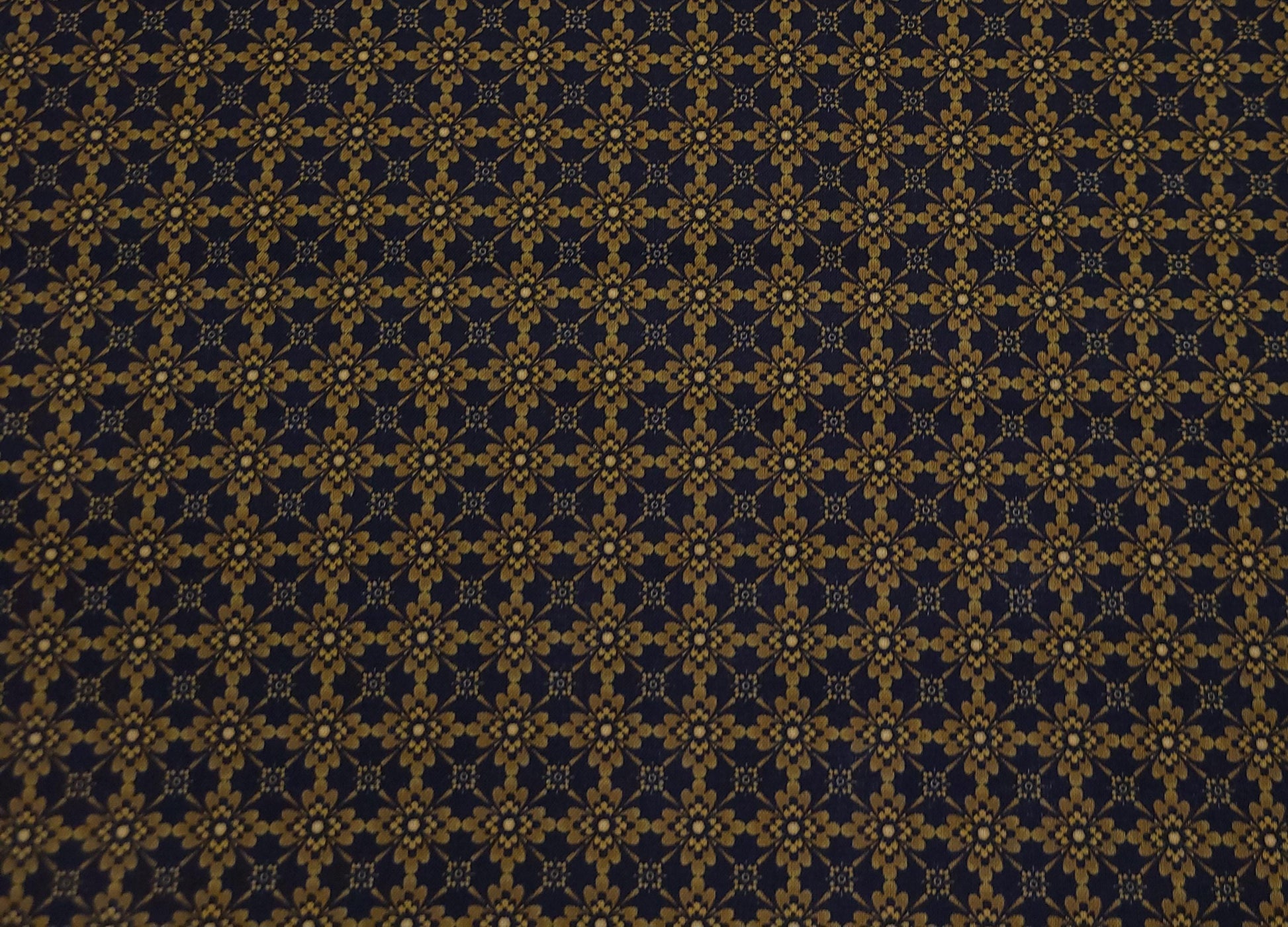 Timeless treasures geo floral FLEUR-CD3188 BLACK 100% Cotton fabric