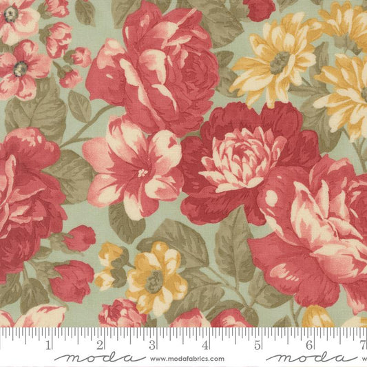 Moda Fabrics Ambiance Mist 44410 14 by 3 Sisters floral 100% Cotton quilting fabric