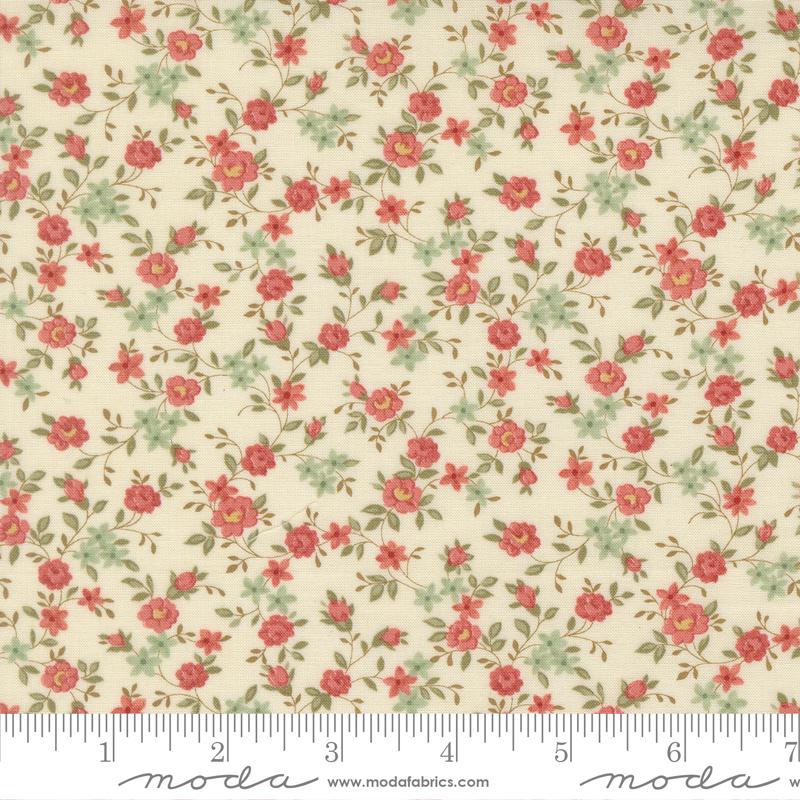 Moda Fabrics Ambiance Porcelain 44415 11 by 3 Sisters floral 100% Cotton quilting and apparel fabric