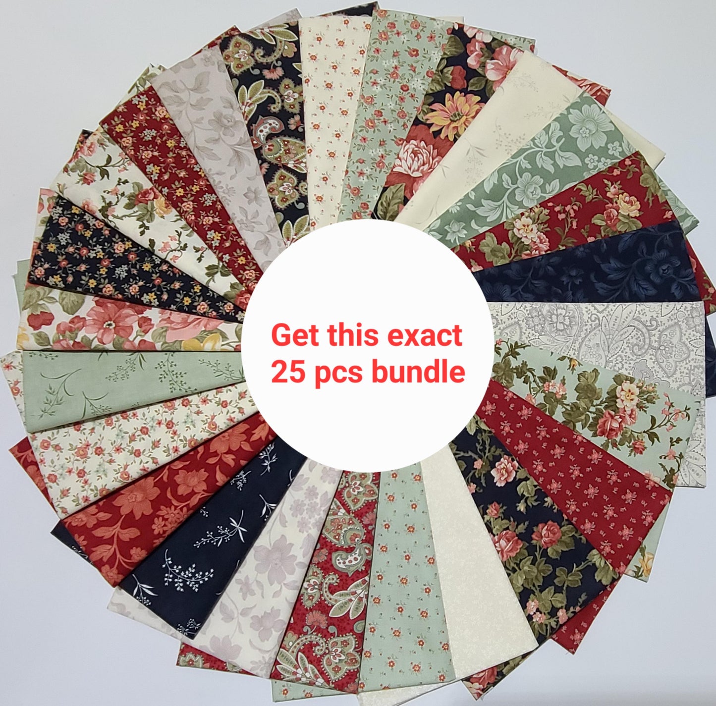 Moda Ambiance Fat Quarters bundles Assorted Floral bt 3 sisters quilting 100% Cotton Fabrics