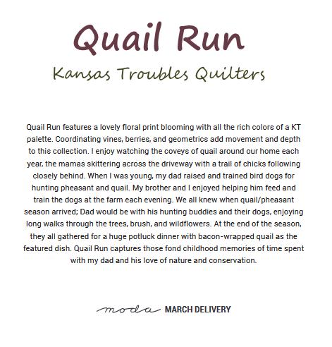 Moda Fabrics Kansas Troubles Quail Run Grass 9831 15 100% quilting Cotton fabric