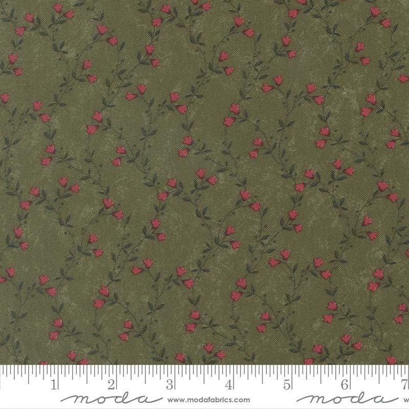 Moda Fabrics Kansas Troubles Quail Run Grass 9831 15 100% quilting Cotton fabric