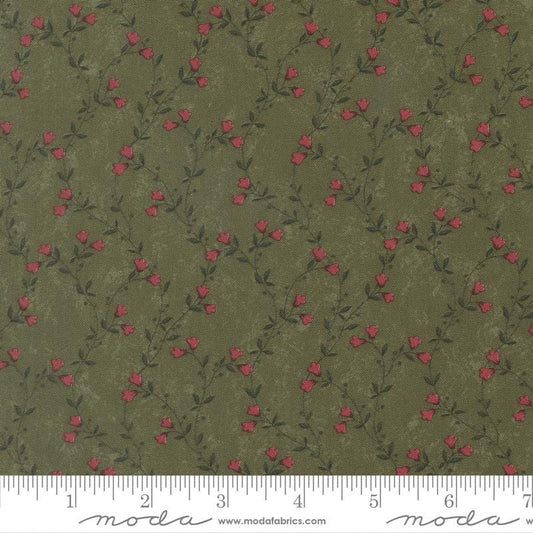 Moda Fabrics Kansas Troubles Quail Run Grass 9831 15 