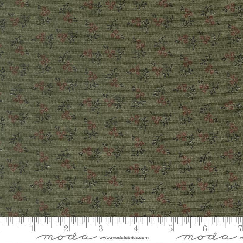 Moda Fabrics Kansas Troubles Quail Run Grass 9834 15