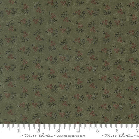 Moda Fabrics Kansas Troubles Quail Run Grass 9834 15