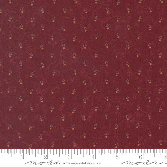 Moda Fabrics Kansas Troubles Quail Run Brick 9836 13
