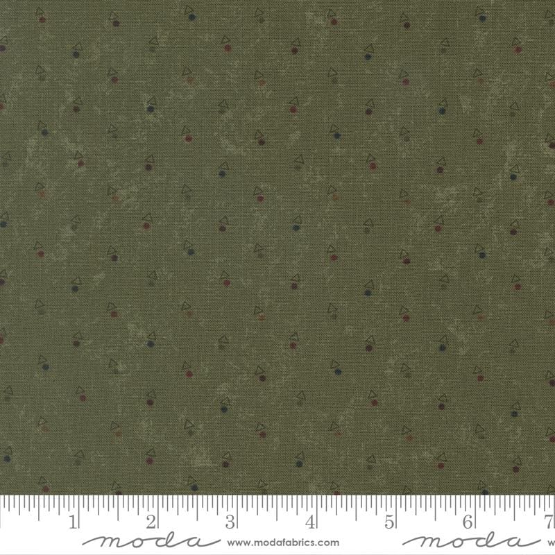 Moda Fabrics Kansas Troubles Quail Run Grass 9836 15 