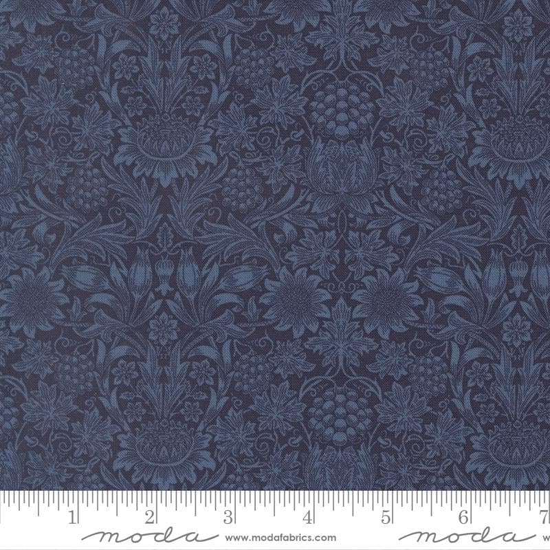 Moda Fabrics Morris Muse Twilight 13386 14 by Barbara Brackman 100% Cotton