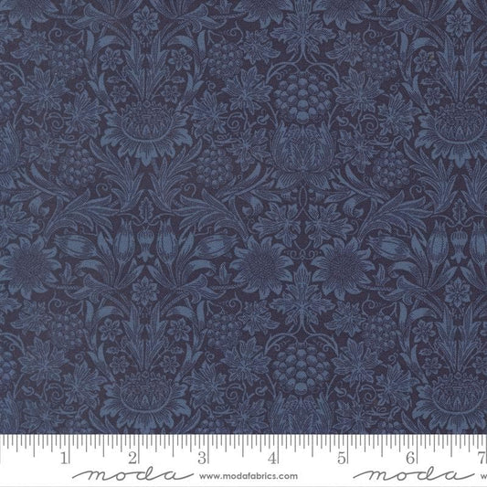 Moda Fabrics Morris Muse Twilight 13386 14 by Barbara Brackman 100% Cotton