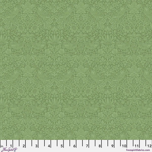ORIGINAL MORRIS Tonal Strawberry Thief The Trellis Palette PWWM153.HERBALL Free Spirit William Morris cotton fabric
