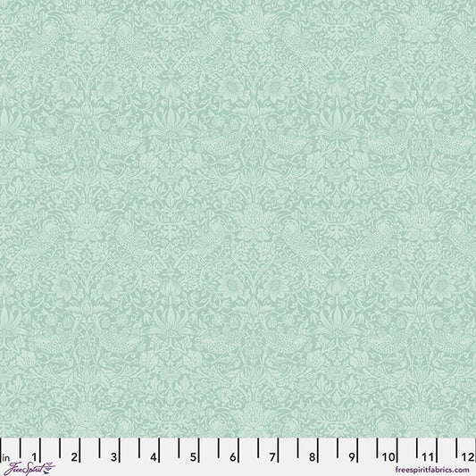 ORIGINAL MORRIS Tonal Strawberry Thief The Trellis Palette Kelmscott Water PWWM153.KELMSCOTTWATER Free Spirit William Morris cotton fabric