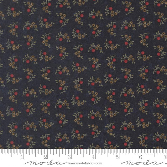 Moda Fabrics Kansas Troubles Quail Run Indigo 9834 14