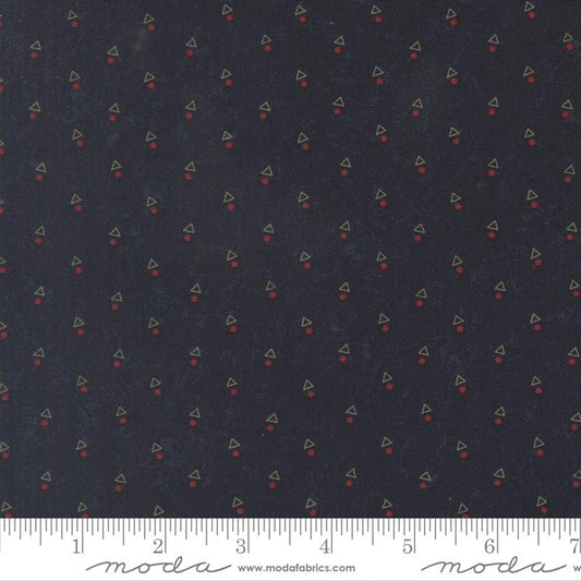 Moda Fabrics Kansas Troubles Quail Run Indigo 9836 14