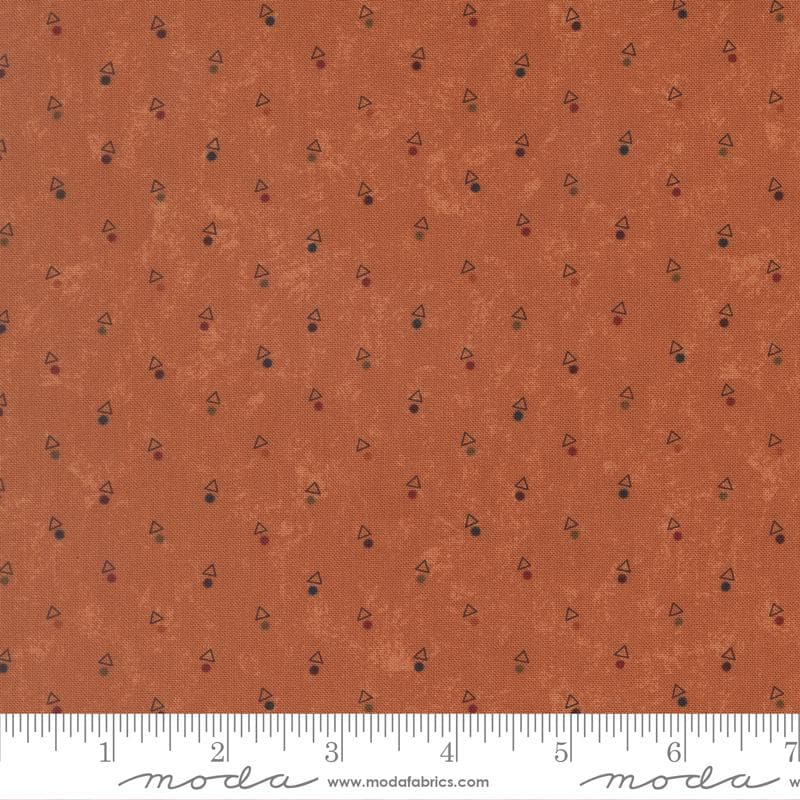 Moda Fabrics Kansas Troubles Quail Run Pumpkin 9836 17 100% quilting Cotton fabric