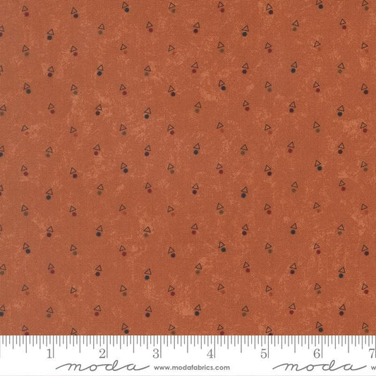 Moda Fabrics Kansas Troubles Quail Run Pumpkin 9836 17