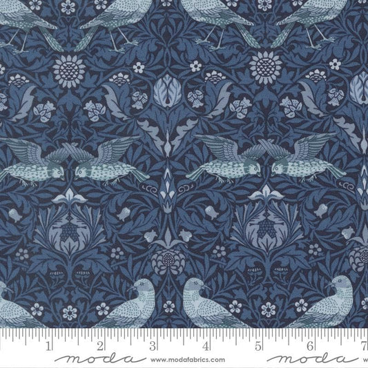 Moda Fabrics Morris Muse Twilight 13381 15 by Barbara Brackman 100% Cotton