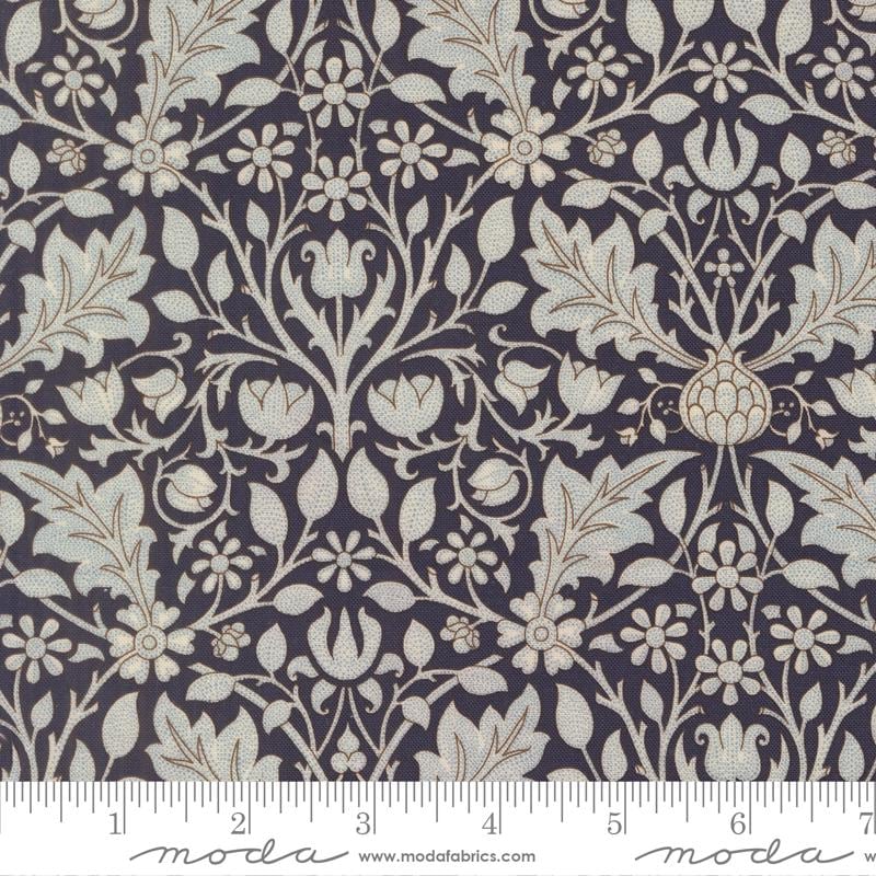 Moda Fabrics Morris Muse Twilight 13383 16 by Barbara Brackman 100% Cotton