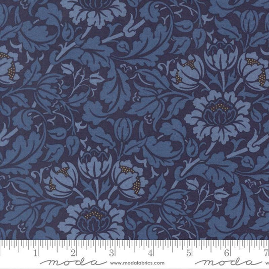 Moda Fabrics Morris Muse Twilight 13384 14 by Barbara Brackman 100% Cotton