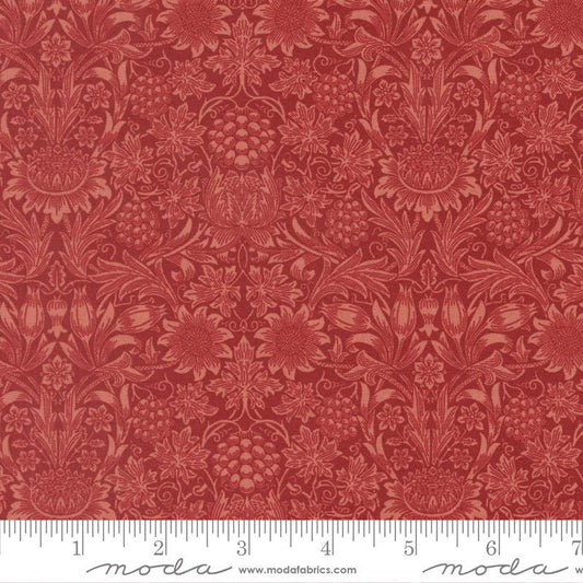 Moda Fabrics Morris Muse Russet 13386 16 by Barbara Brackman 100% Cotton
