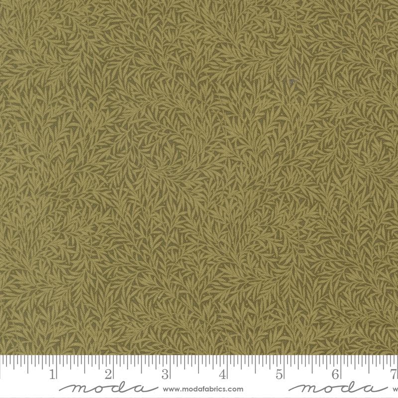 Moda Fabrics Morris Muse Sage 13387 12 by Barbara Brackman 100% Cotton