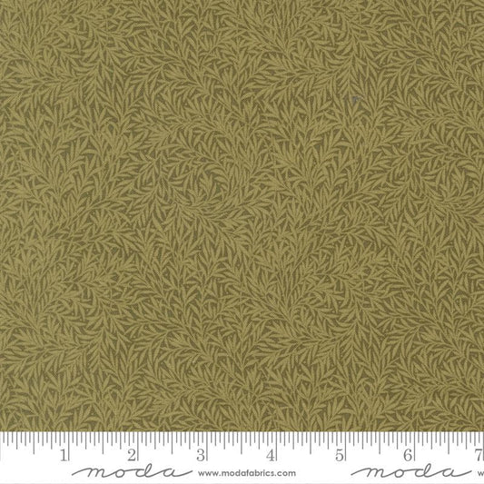 Moda Fabrics Morris Muse Sage 13387 12 by Barbara Brackman 100% Cotton