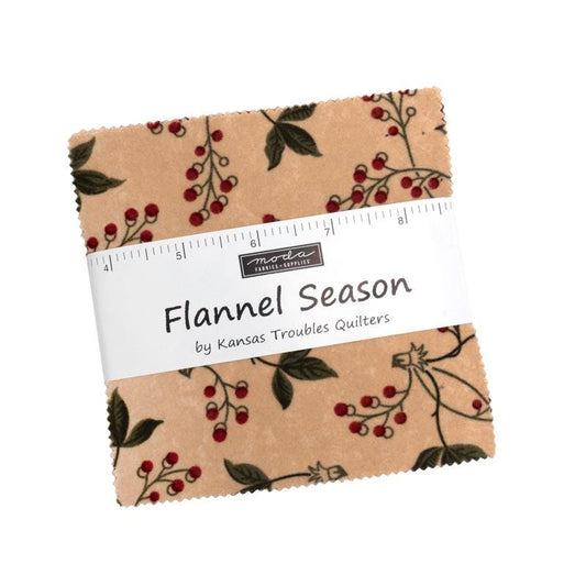 Moda Kansas Troubles Flannel Season Charm Pack 9840PPF 42 pcs Charm Pack 5" x 5" 100% cotton fabric