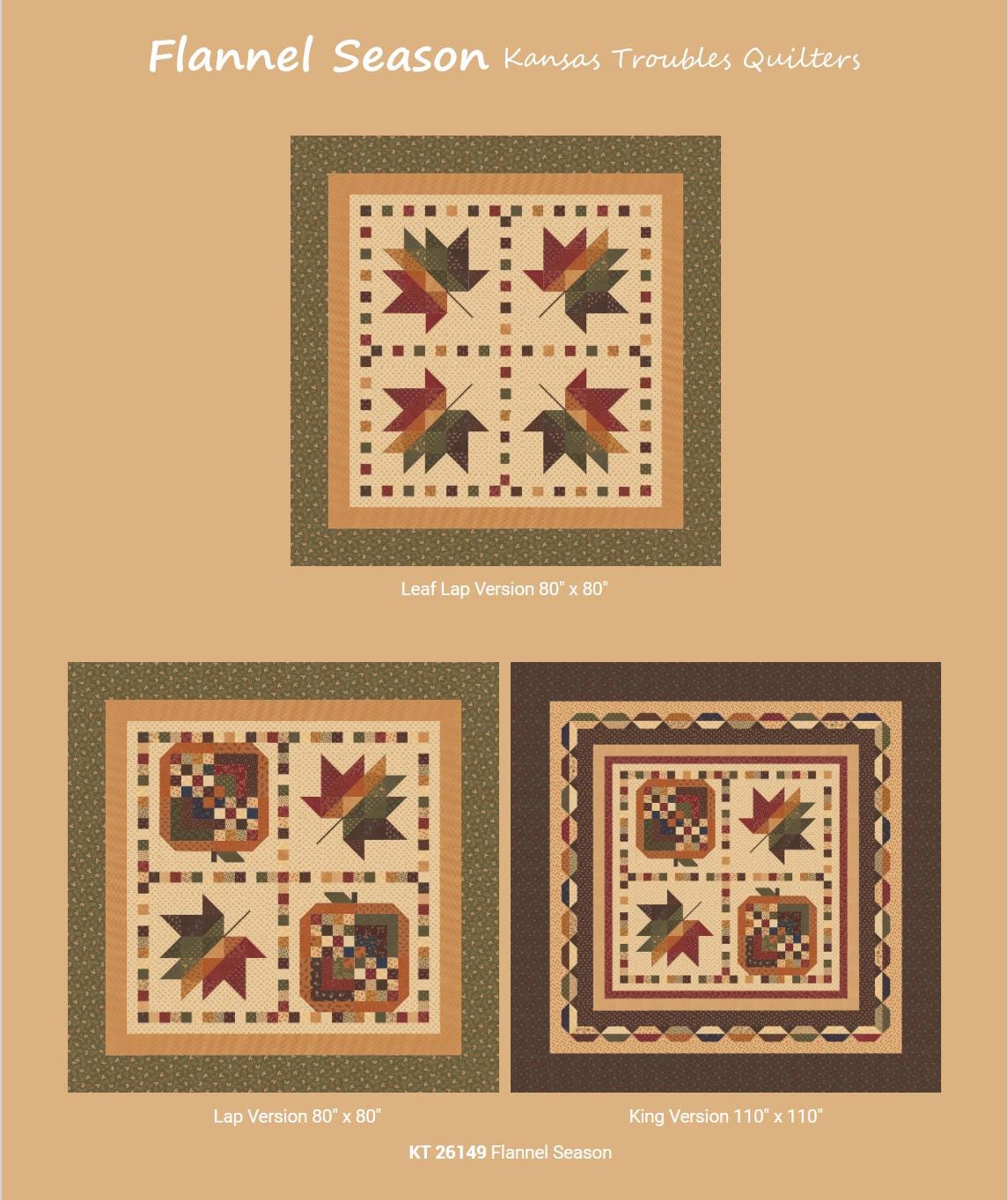 Moda Fabrics Kansas Troubles Flannel Season Barn Red 9843 13F  100% Cotton fabric