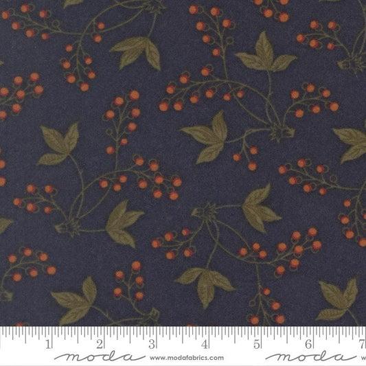 Moda Fabrics Kansas Troubles Flannel Season Indigo 9840 14F 100% Cotton fabric