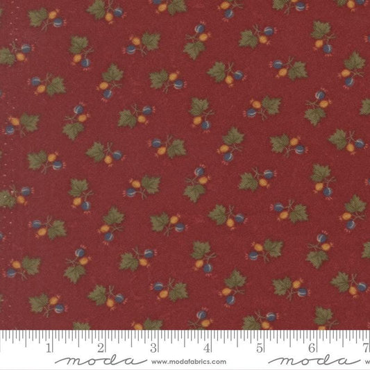 Moda Fabrics Kansas Troubles Flannel Season Barn Red 9843 13F  100% Cotton fabric