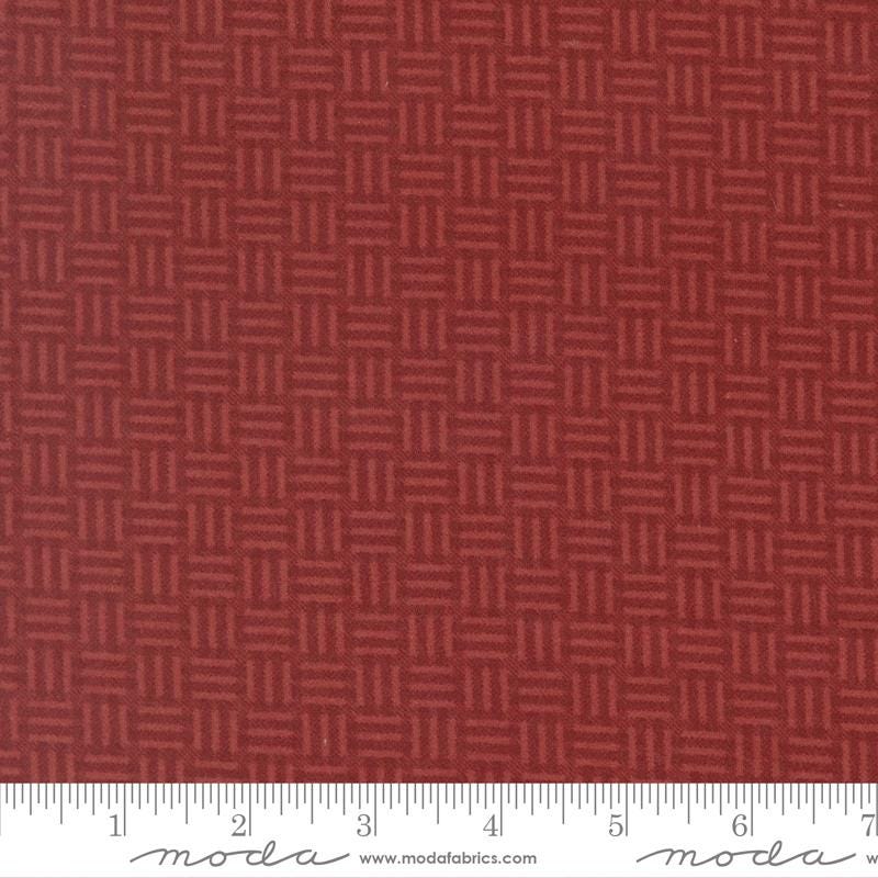 Moda Fabrics Kansas Troubles Flannel Season Barn Red 9847 13F 100% Cotton fabric